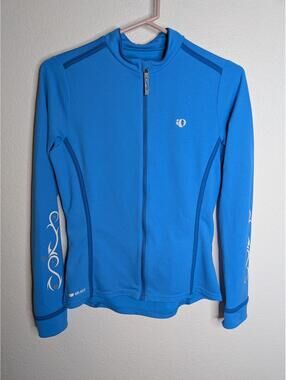 Pearl Izumi Select Series Women Cycling Jacket Medium Full Zip Blue Athletic Top